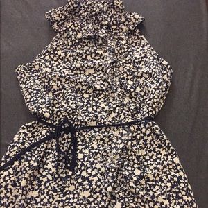 Marc by Marc jacobs navy and white print dress